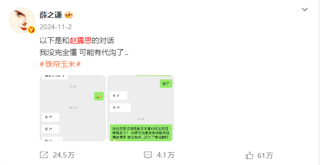 以下是和赵露思的对话 我没完全懂 可能有代沟了..